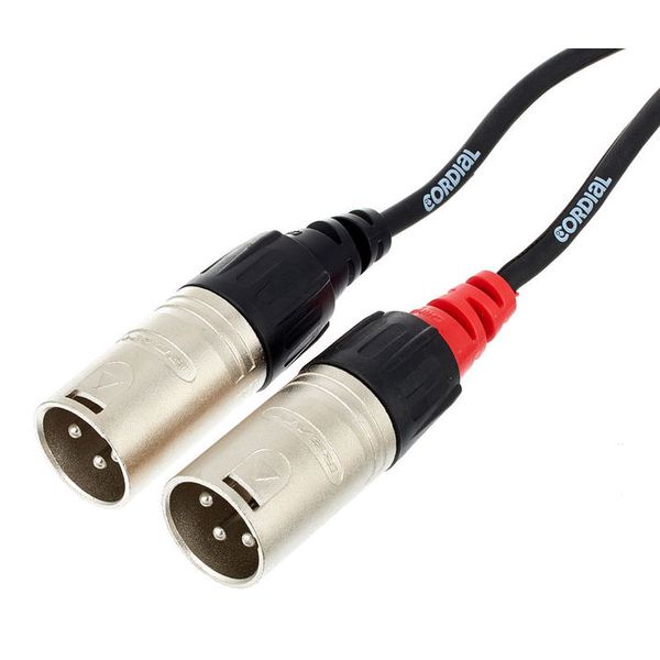 Swift Eventverleih Zwillingskabel 6m 2 x XLR male / 2 x Cinch